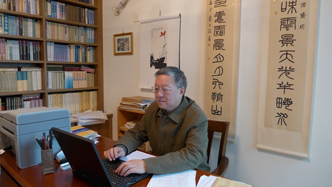 南京大學人文社會科學資深教授莫礪鋒。受訪者供圖