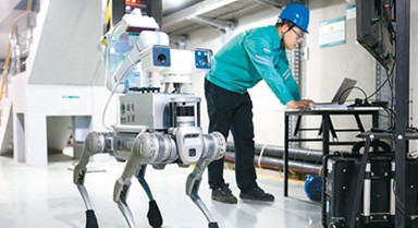 機(jī)器狗“電工”上崗